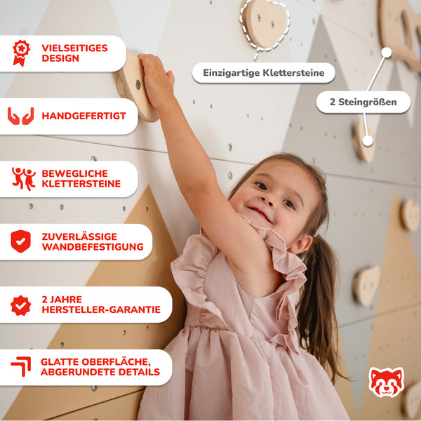 Kinderzimmer Kletterwand