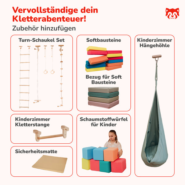 Kinderzimmer Kletterwand