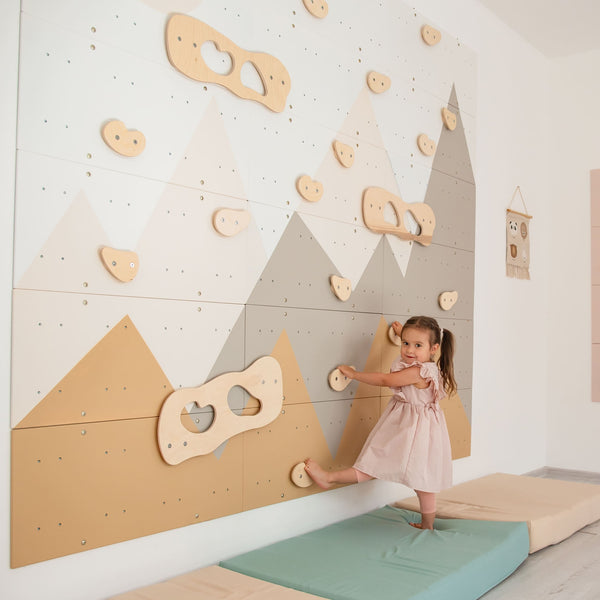 Kinderzimmer Kletterwand