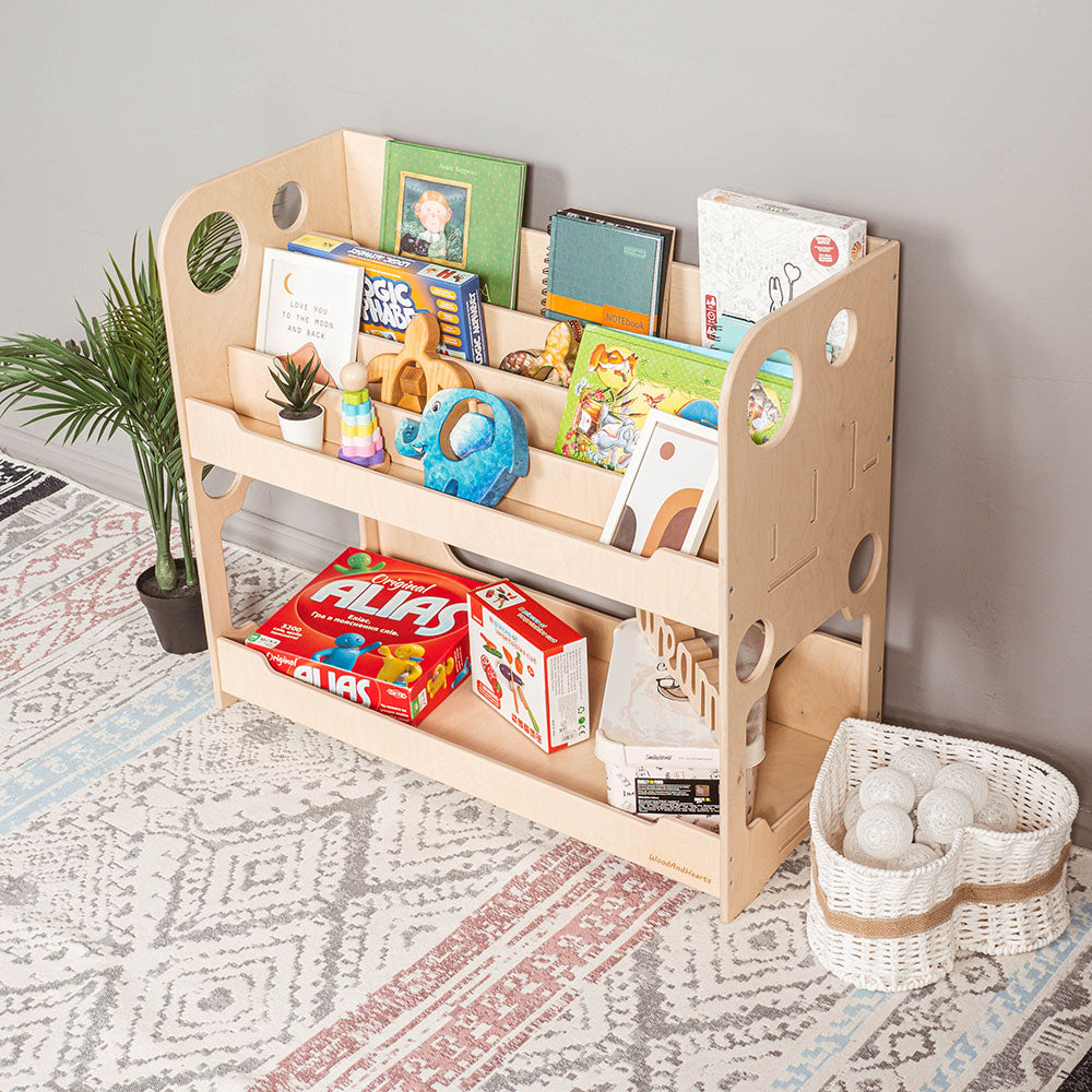 Montessori Regal für Kinderzimmer, das WoodandHearts \