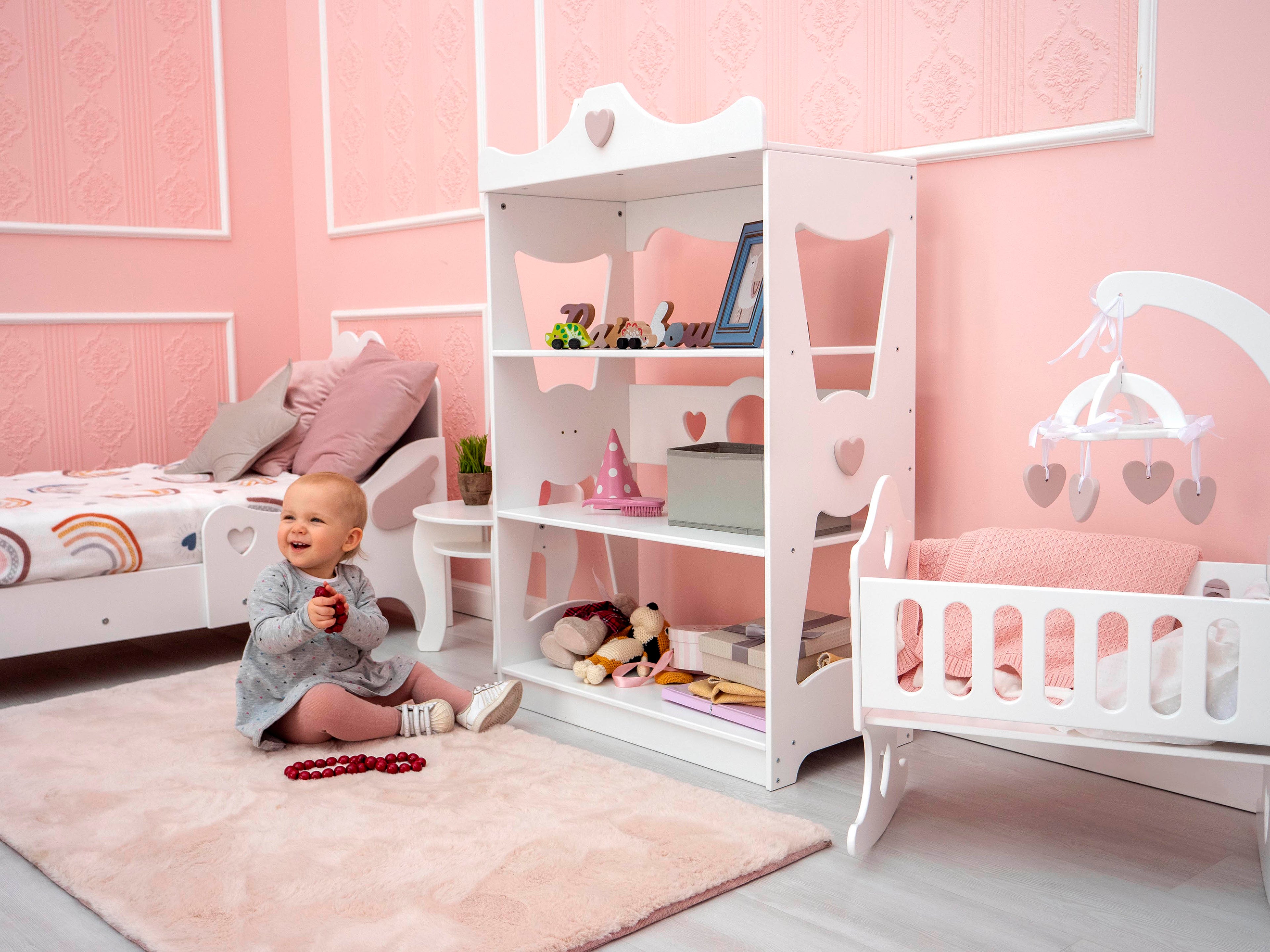 So organisierst du ein Kinderzimmer für Mädchen?