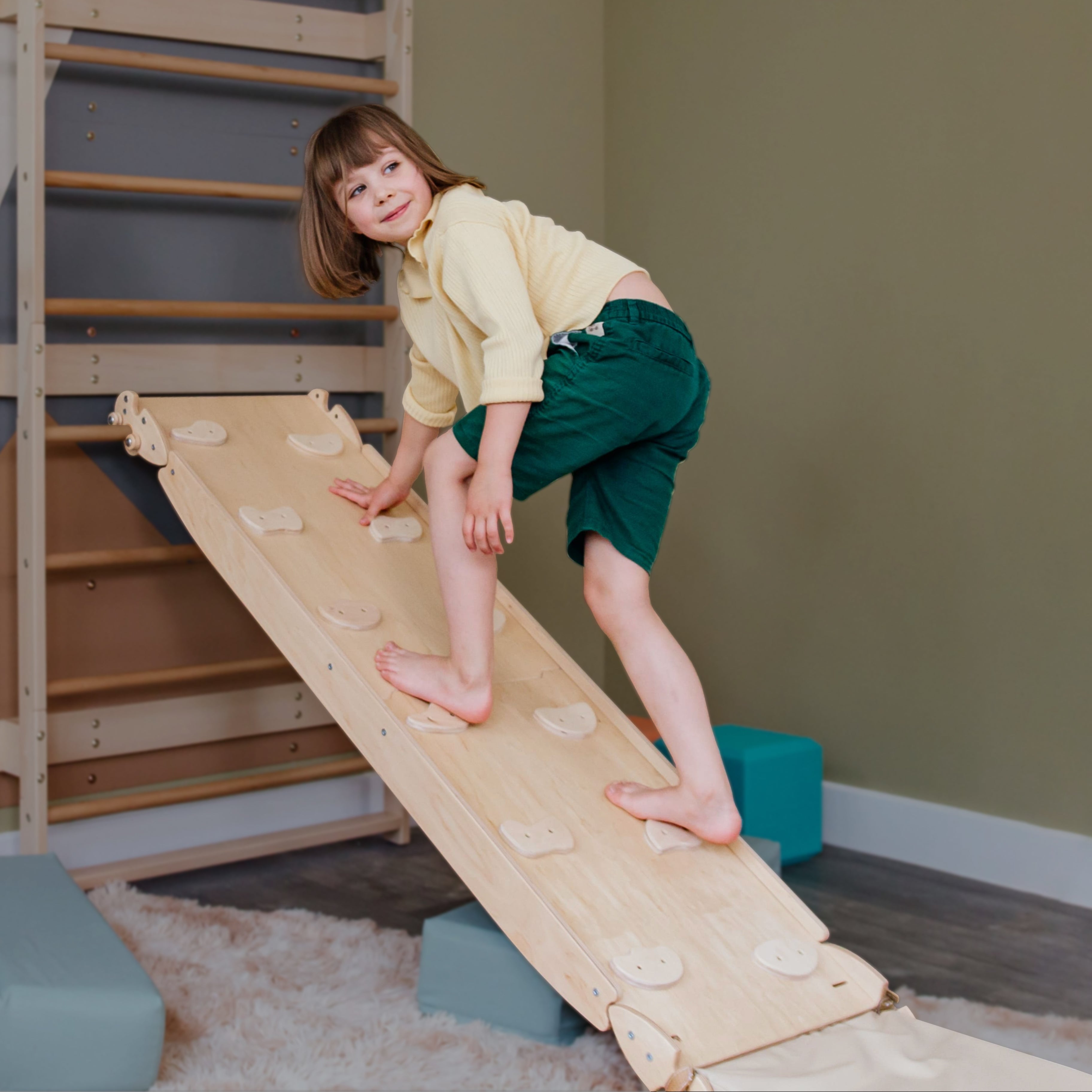 Kinder Kletterrampe