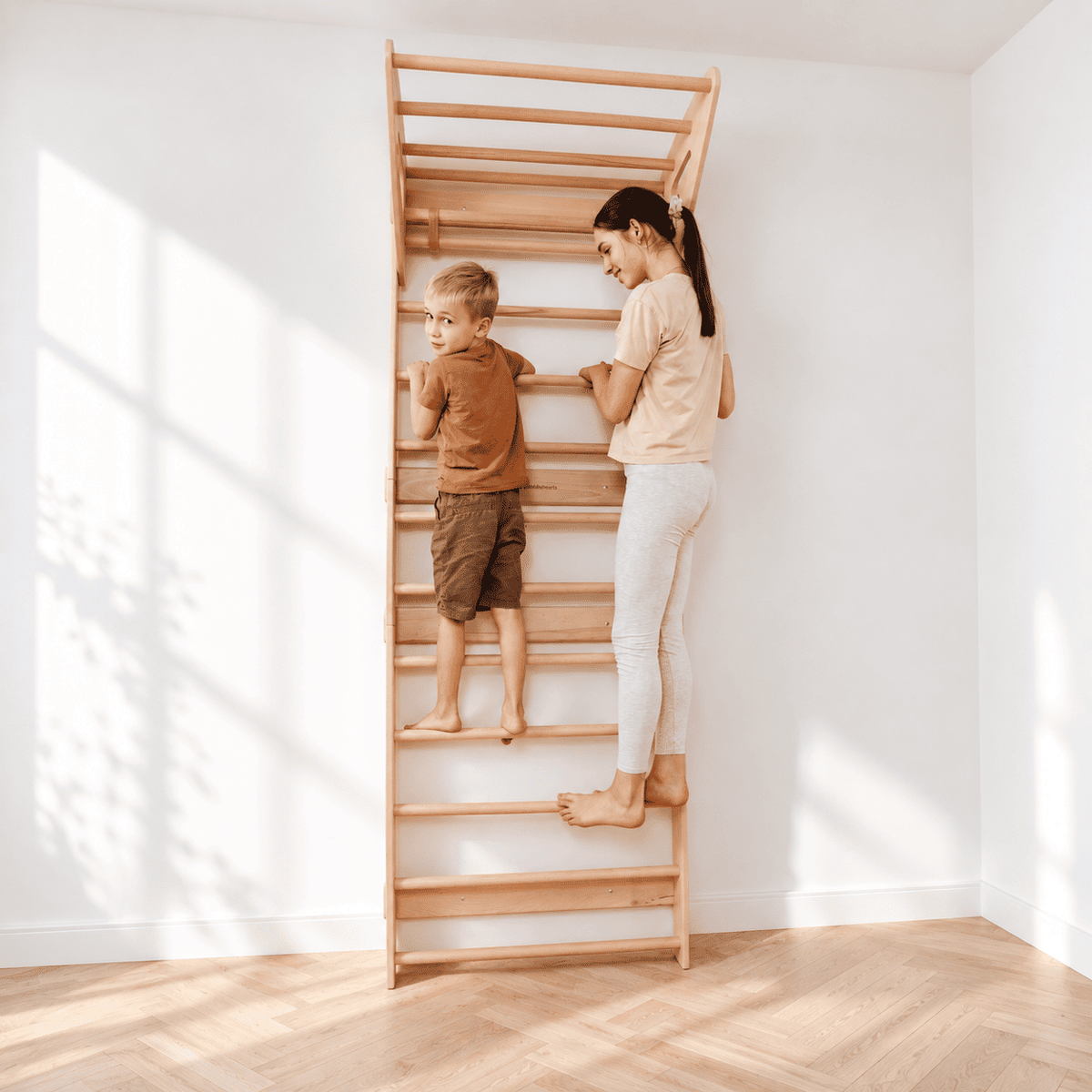Sprossenwand für Zuhause