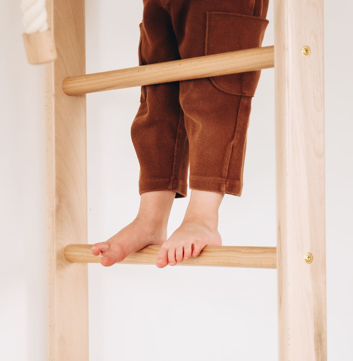 Kletterwand mit Sprossenwand