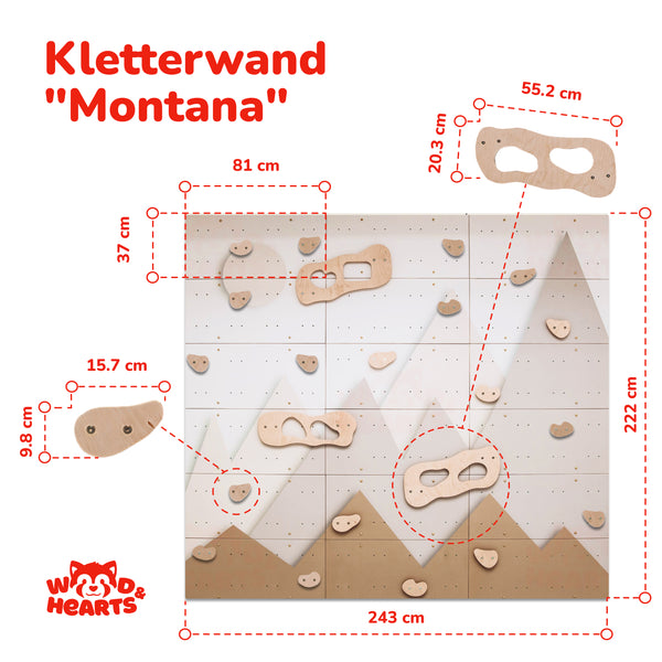 Kinderzimmer Kletterwand