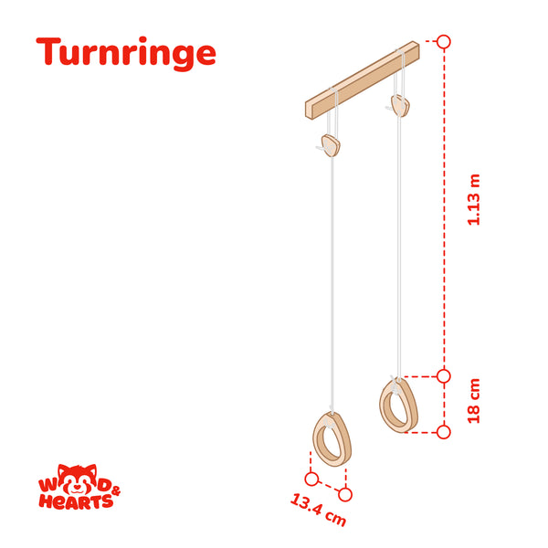 Turnringe aus Holz