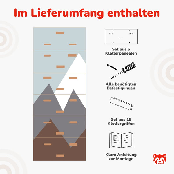 Kletterwand für Kinder “Gebirge”