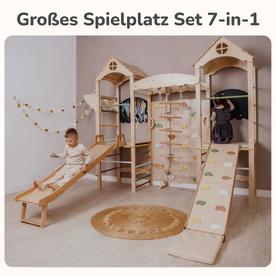 Großer Indoor Spielplatz für Kinder – Komplettes Spielset