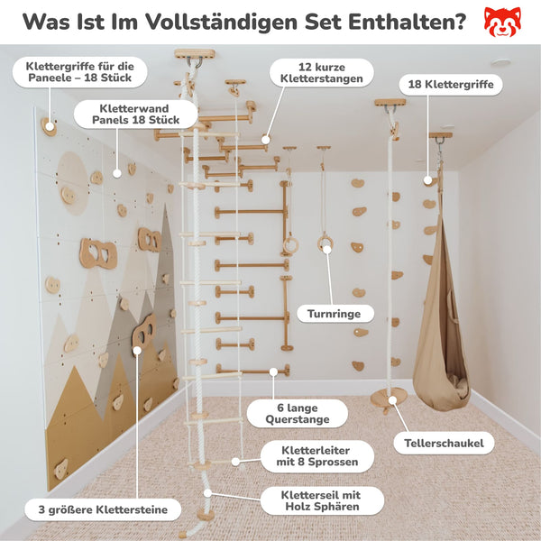 Kletterwand Indoor Kinderzimmer