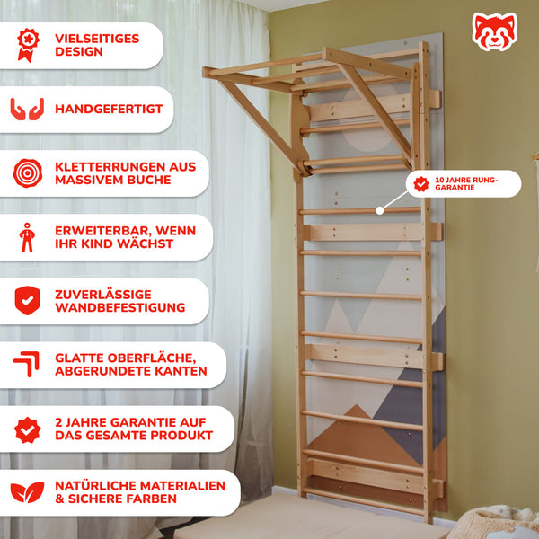 Kinder Sprossenwand “Gebirge”