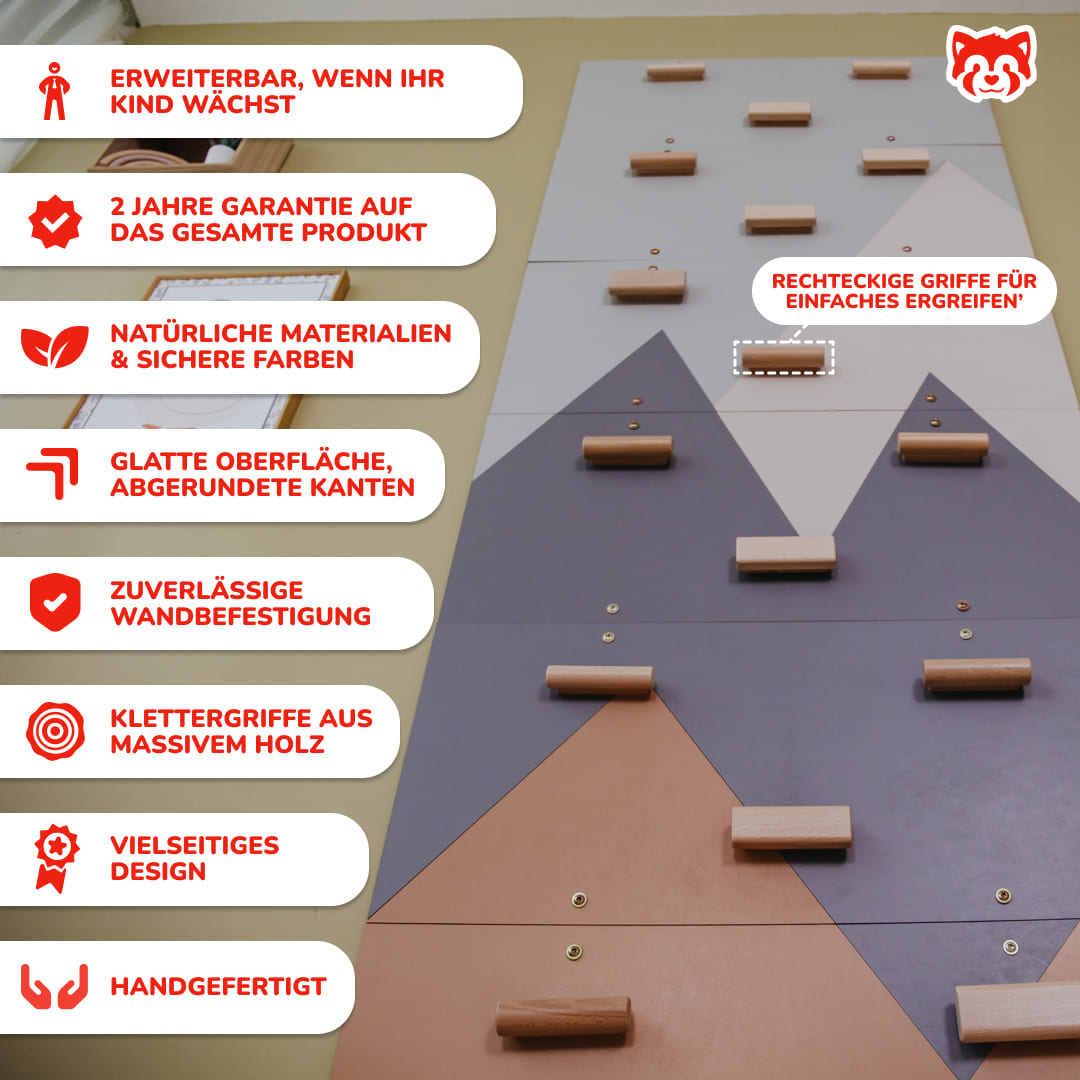 Kletterwand für Kinder “Gebirge”