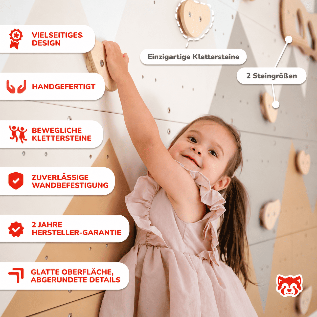 Kinderzimmer Kletterwand
