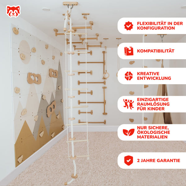Kletterwand Indoor Kinderzimmer
