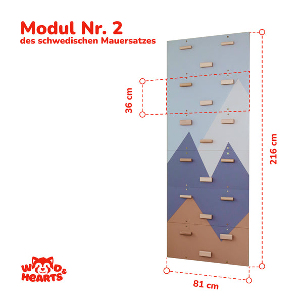 Kletterwand für Kinder “Gebirge”