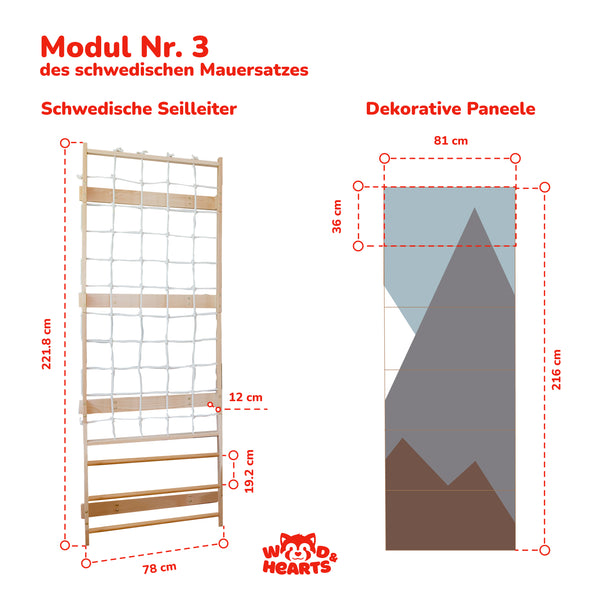 Kinder Kletternetz “Gebirge”