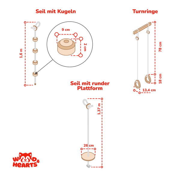 Kletterseile für Kinder