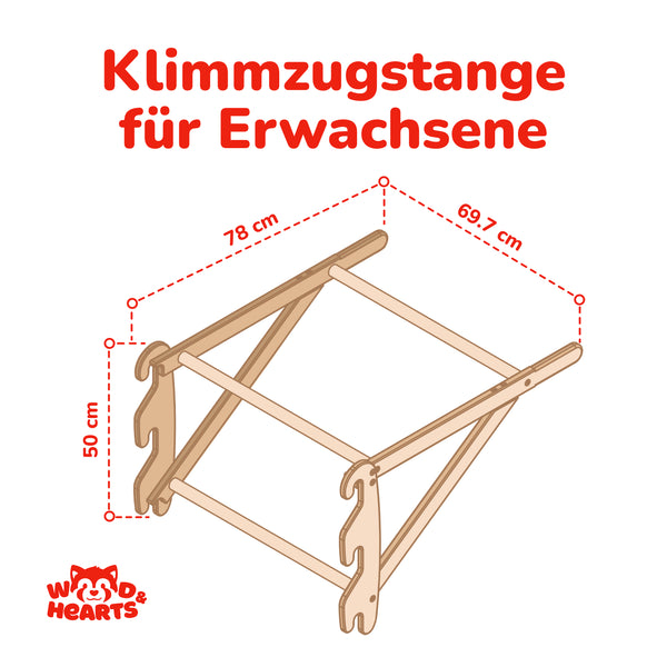 Sprossenwand Klimmzugstange