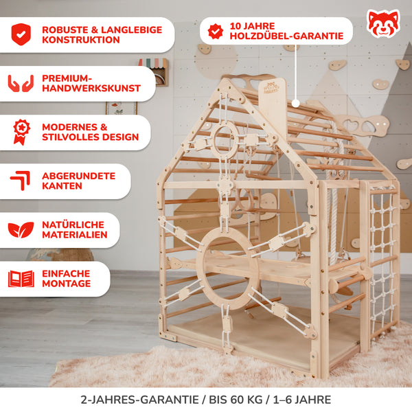 Spielhaus mit Rutsche