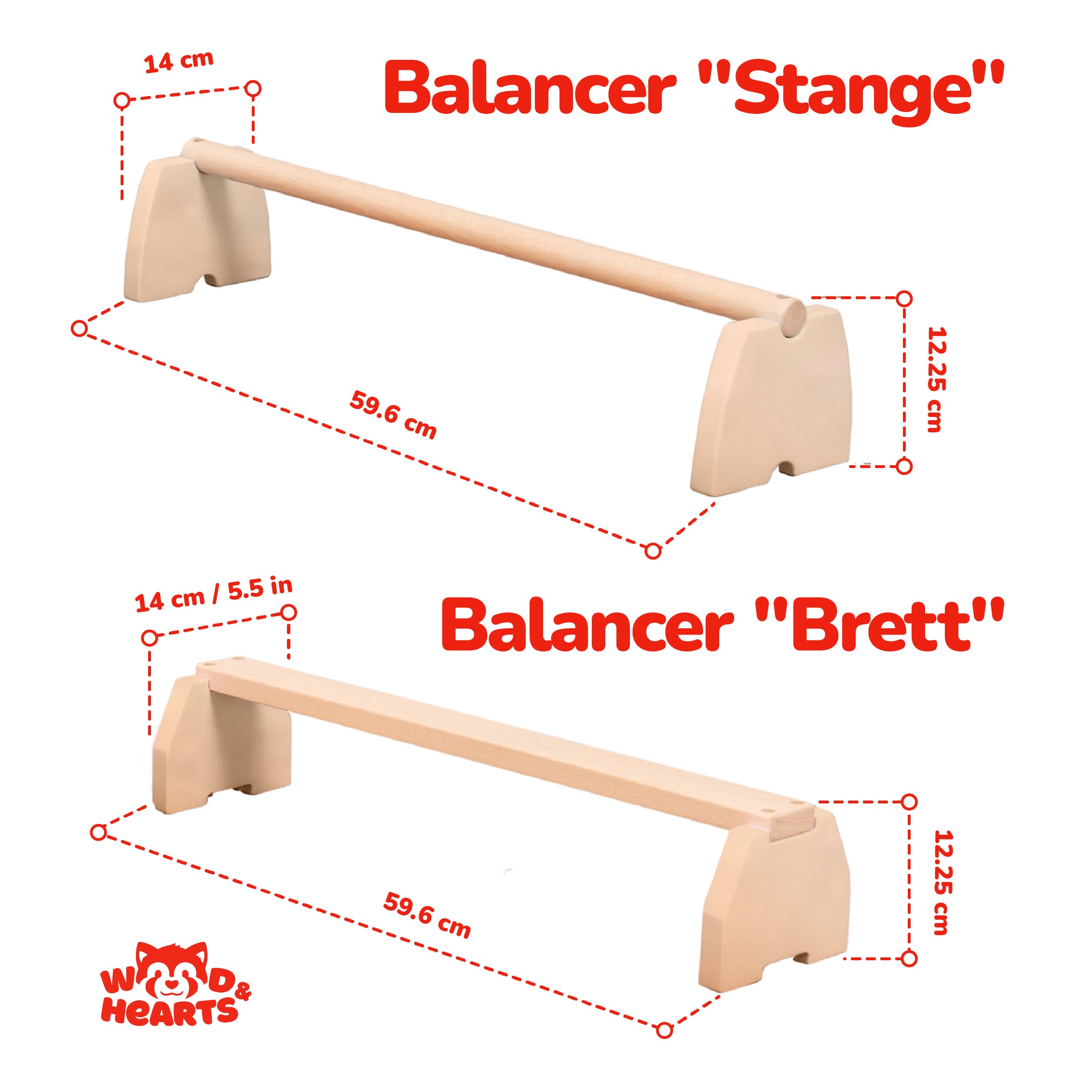 Balancierbalken Set