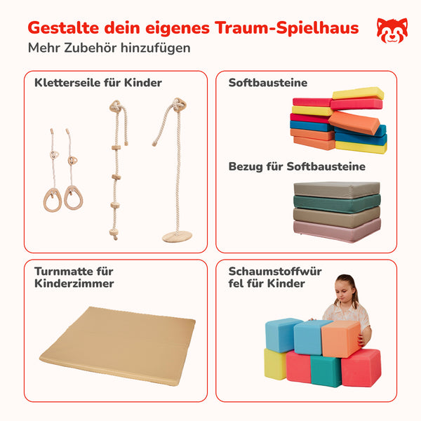 Spielhaus mit Rutsche