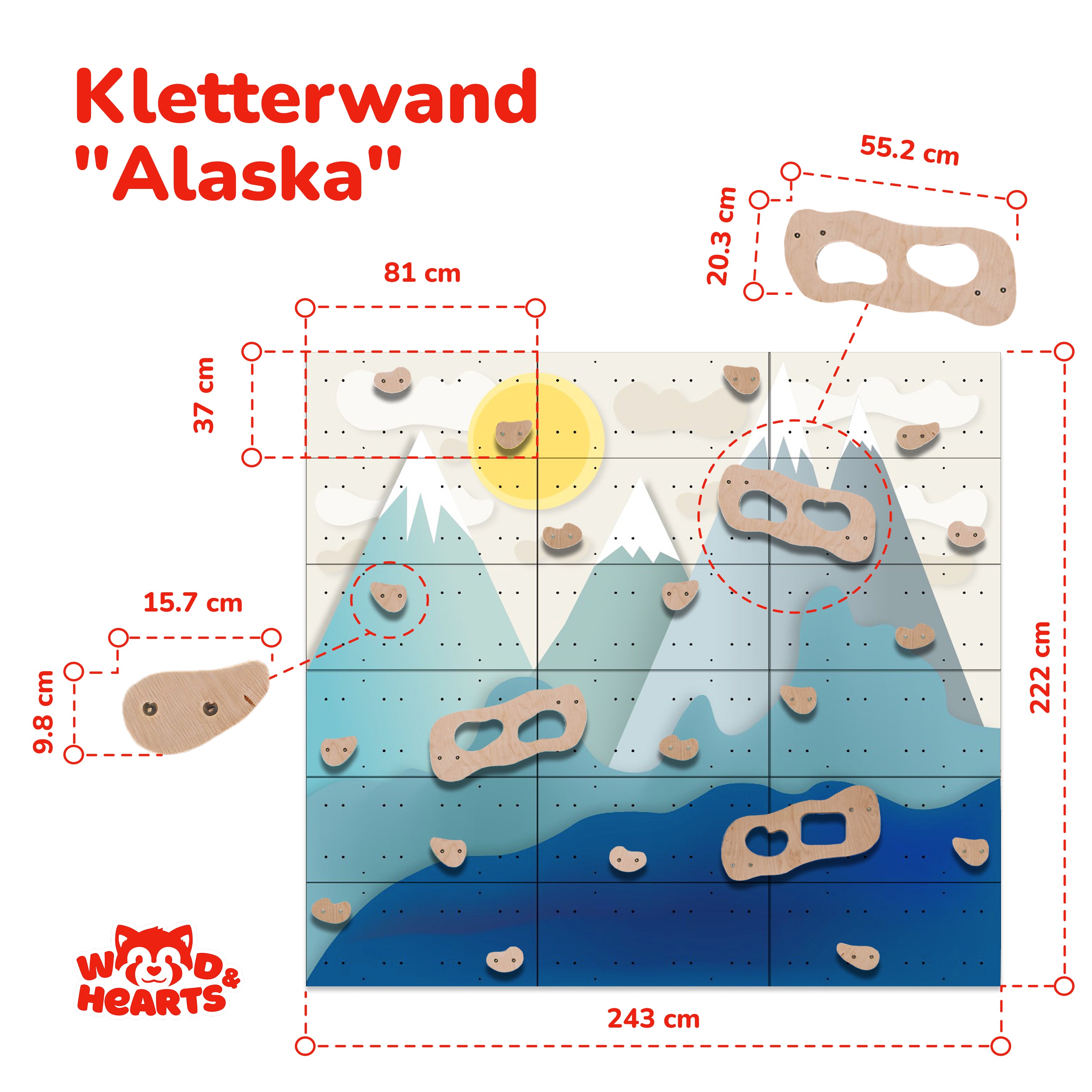 Klettern Kinderzimmer Set