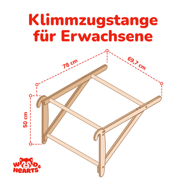 Sprossenwand Klimmzugstange