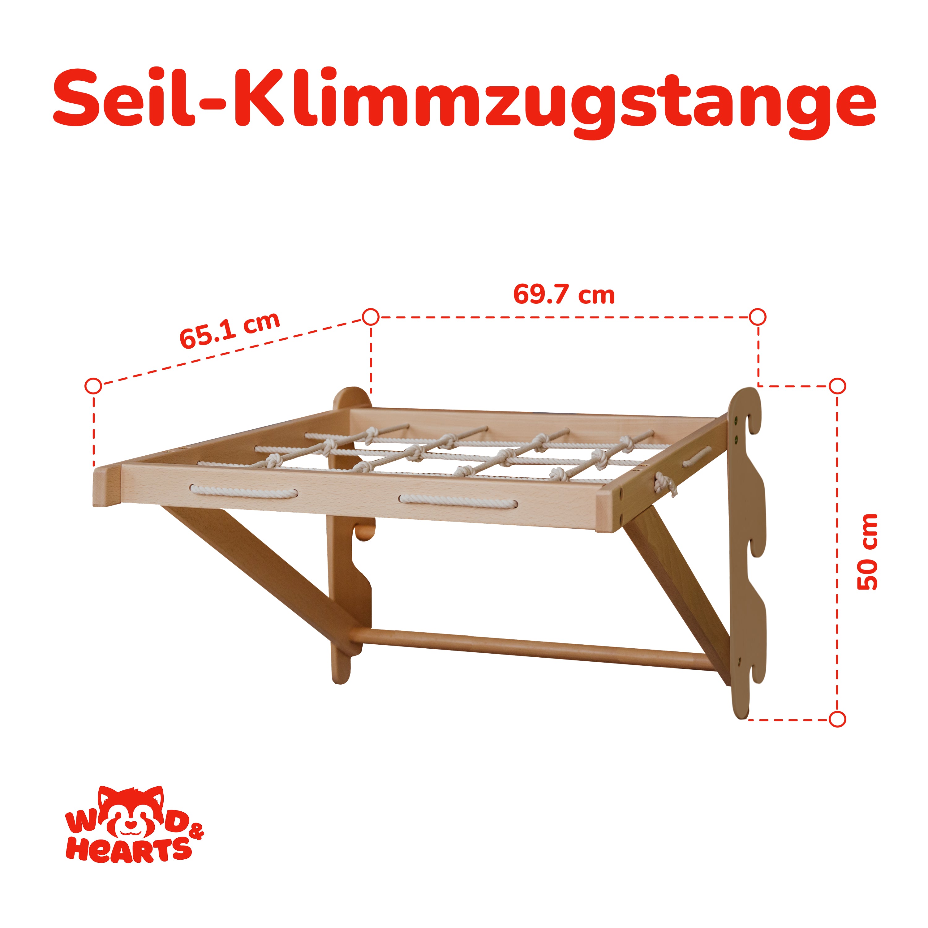 7-in-1 Sprossenwand Set für Kinder mit Zubehör