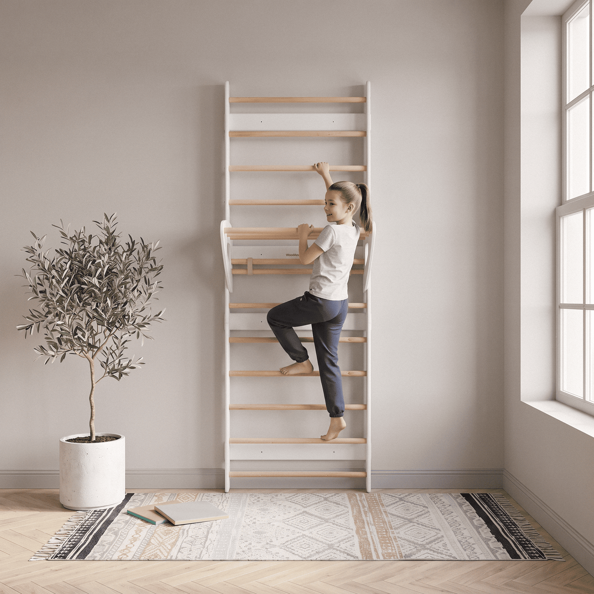 Sprossenwand für Zuhause