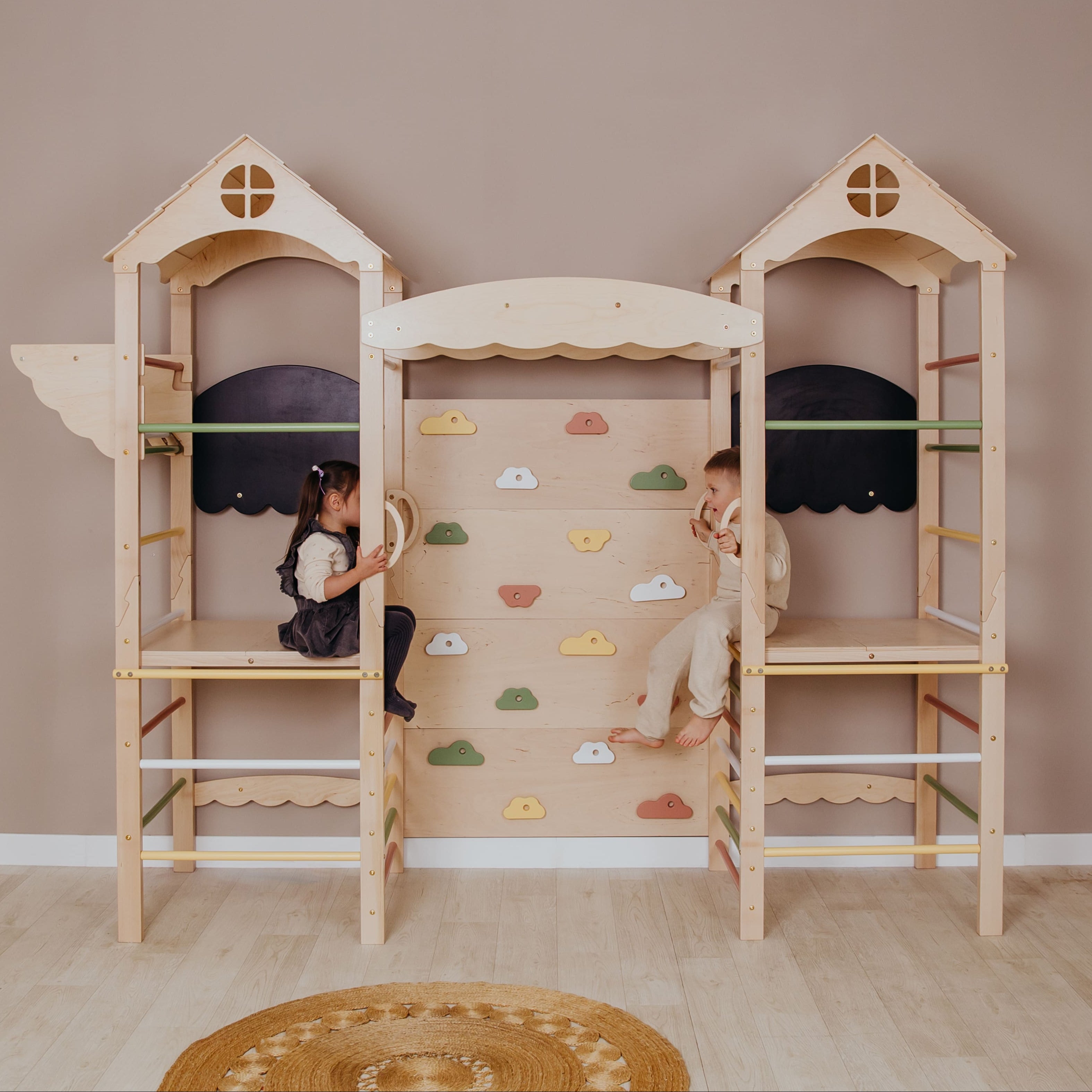 Großer Indoor Spielplatz für Kinder – Komplettes Spielset