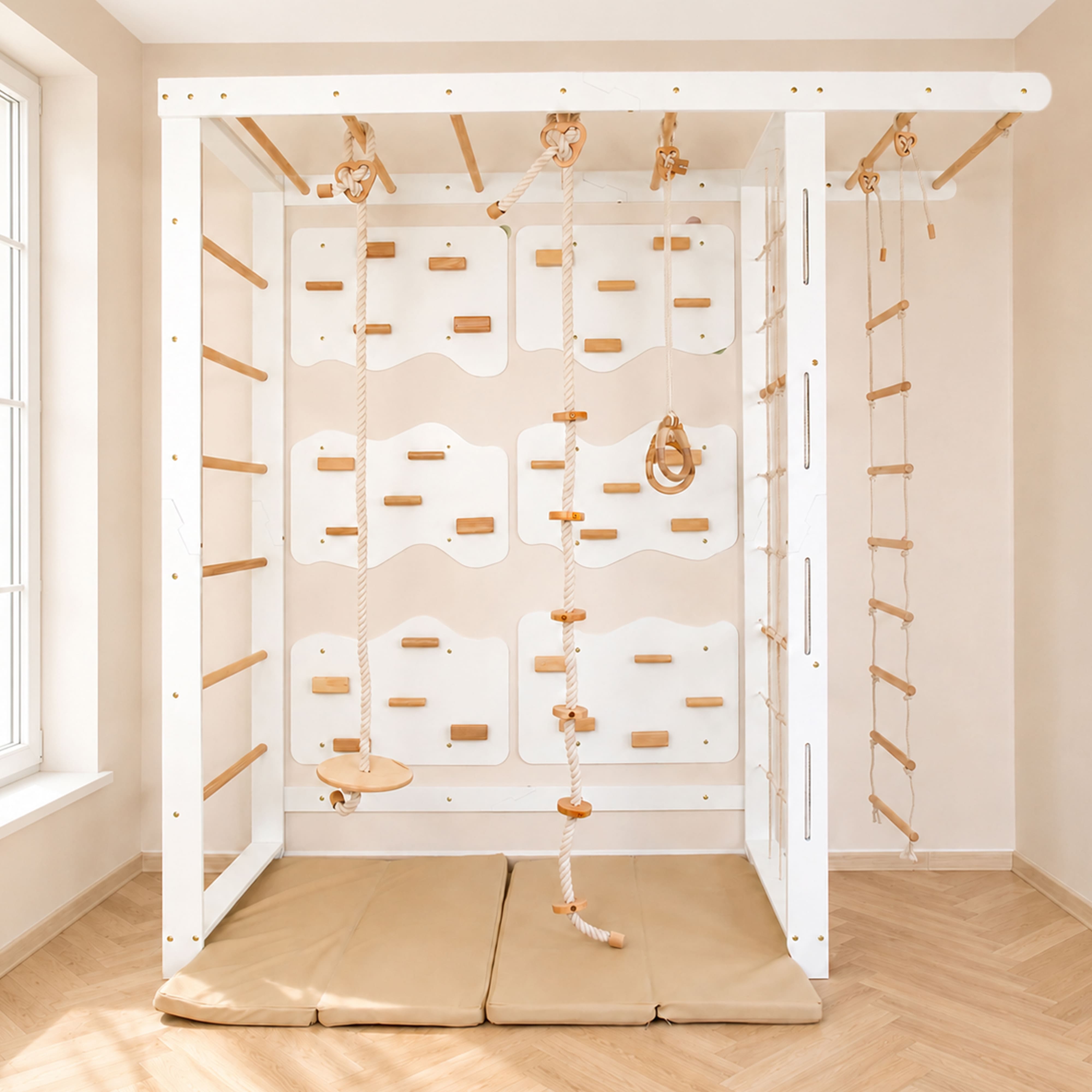 Klettergerüst aus Holz