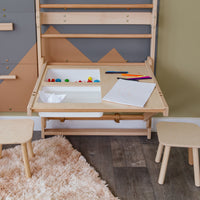 Sprossenwand Schreibtisch