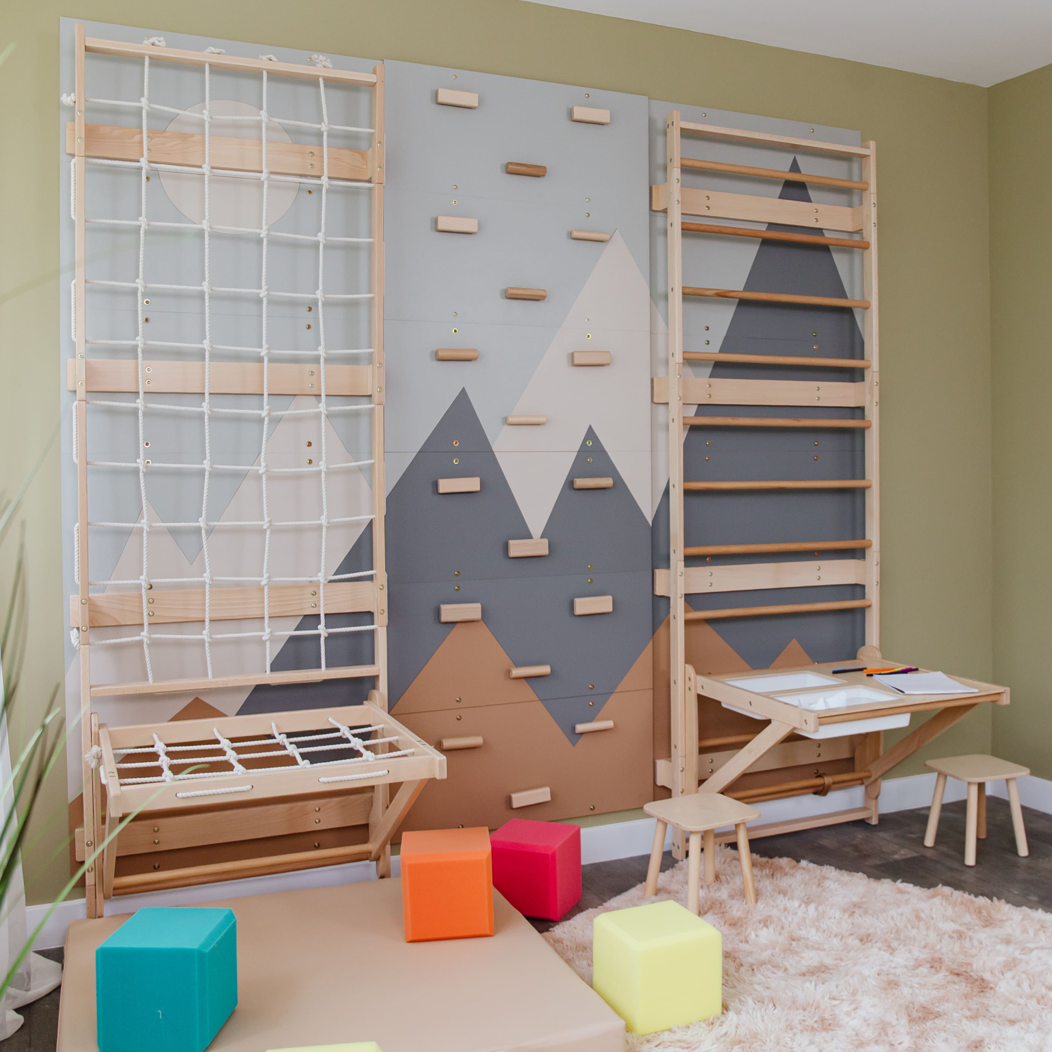 Sprossenwand Schreibtisch