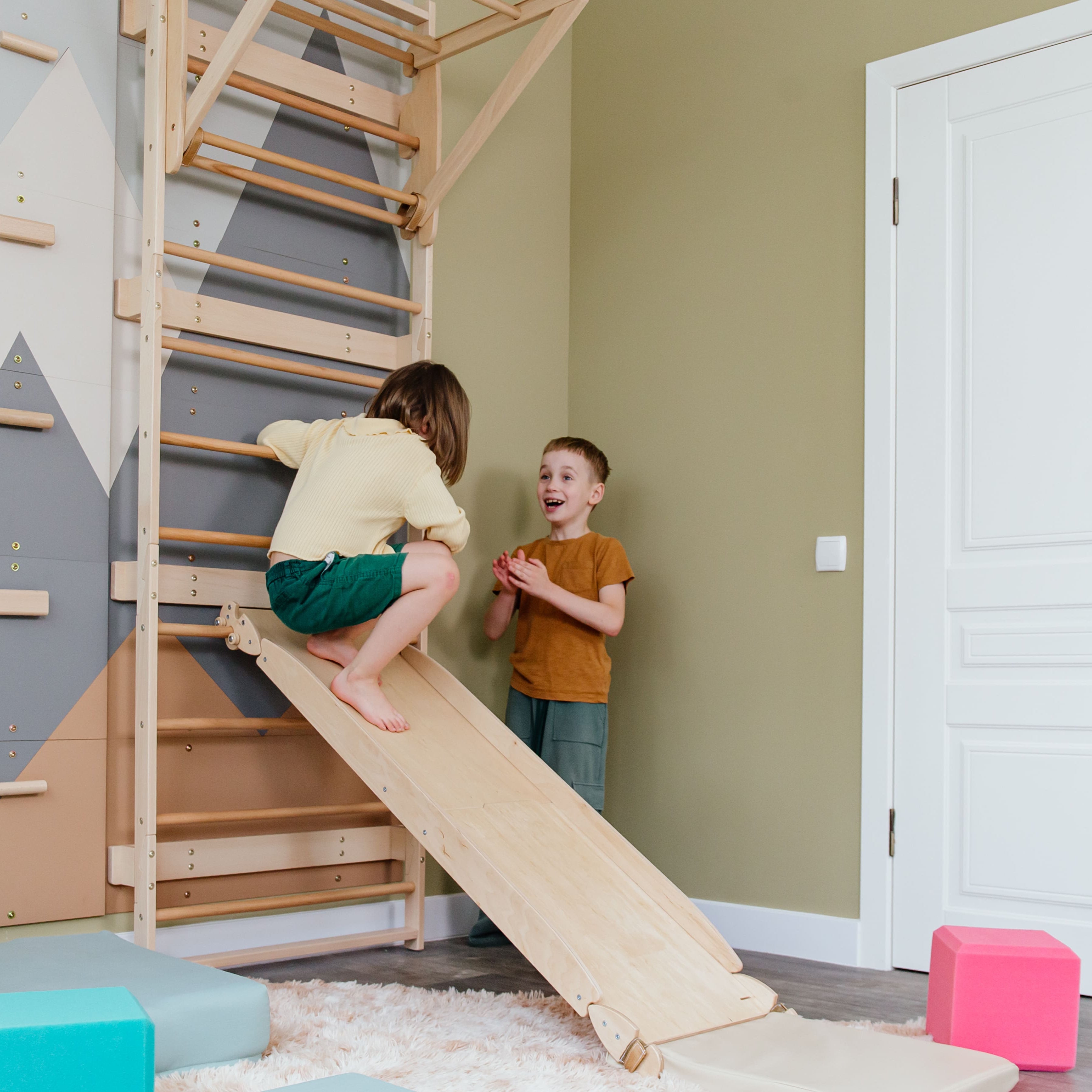 Kinder Kletterrampe