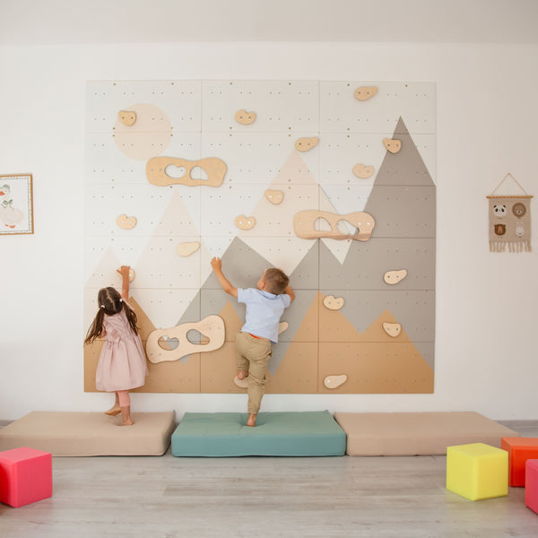 Kinderzimmer Kletterwand