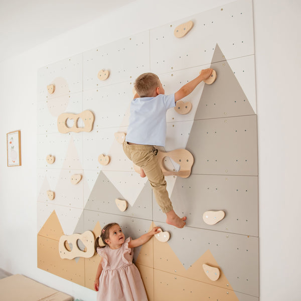 Kinderzimmer Kletterwand