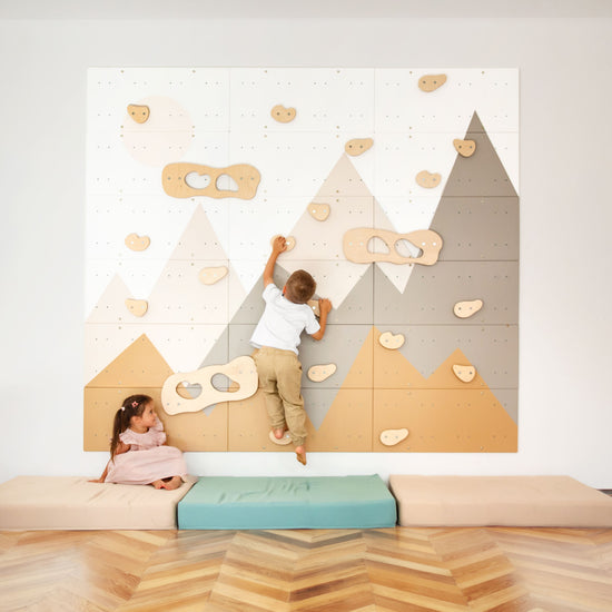 Kinderzimmer Kletterwand