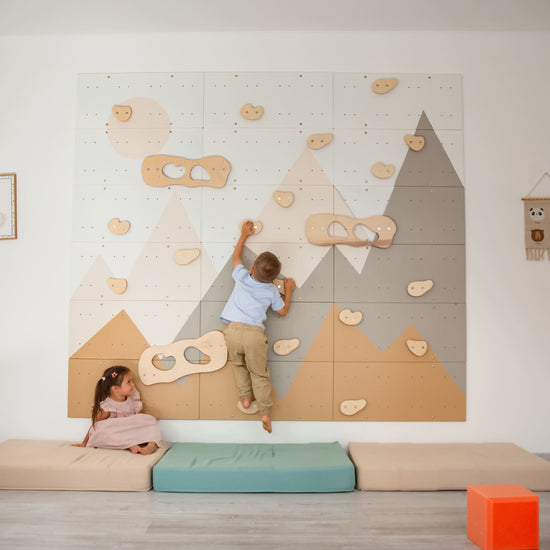 Kinderzimmer Kletterwand