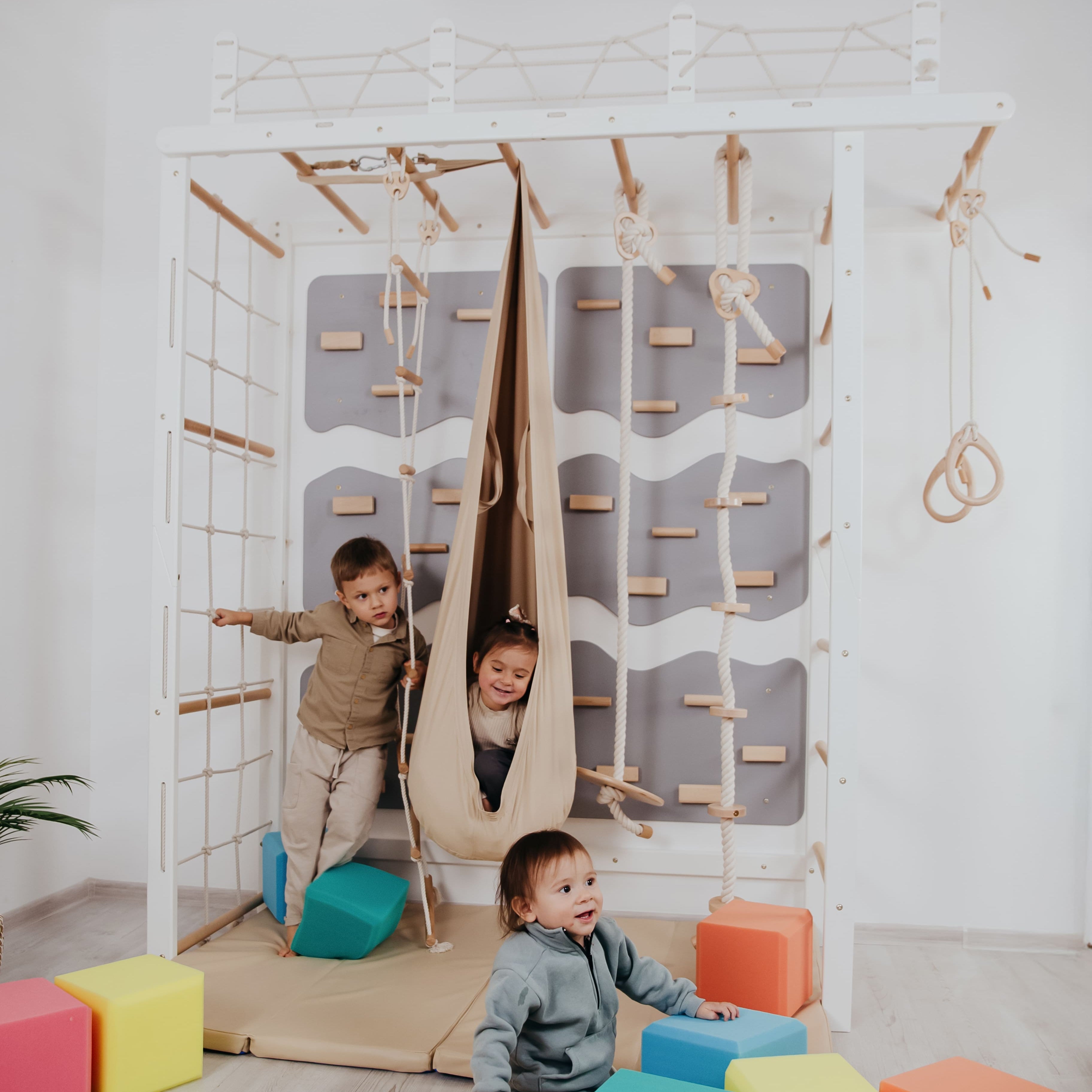 Indoor Kletterspielplatz für Kinder – Komplettes Set