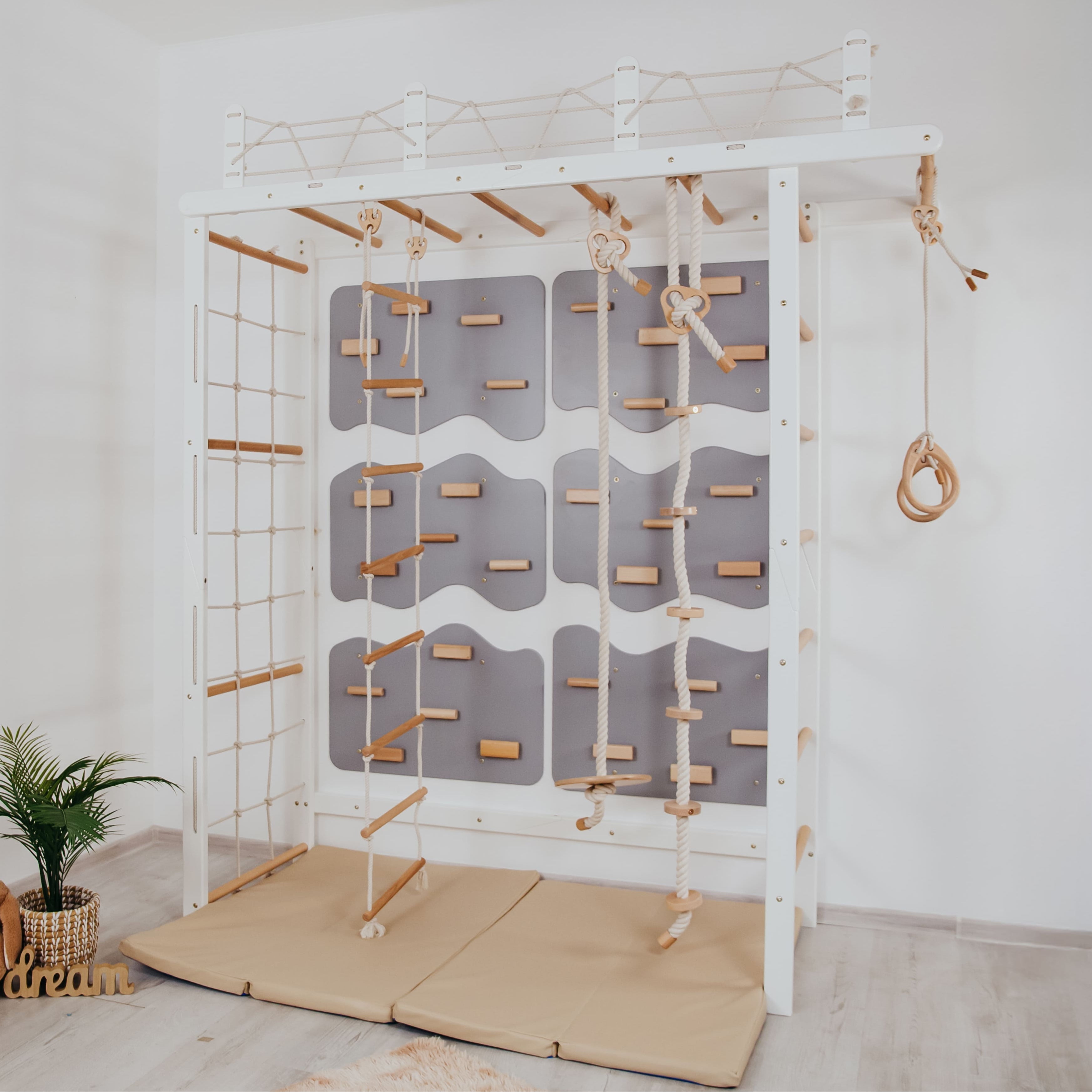 Indoor Kletterspielplatz für Kinder – Komplettes Set