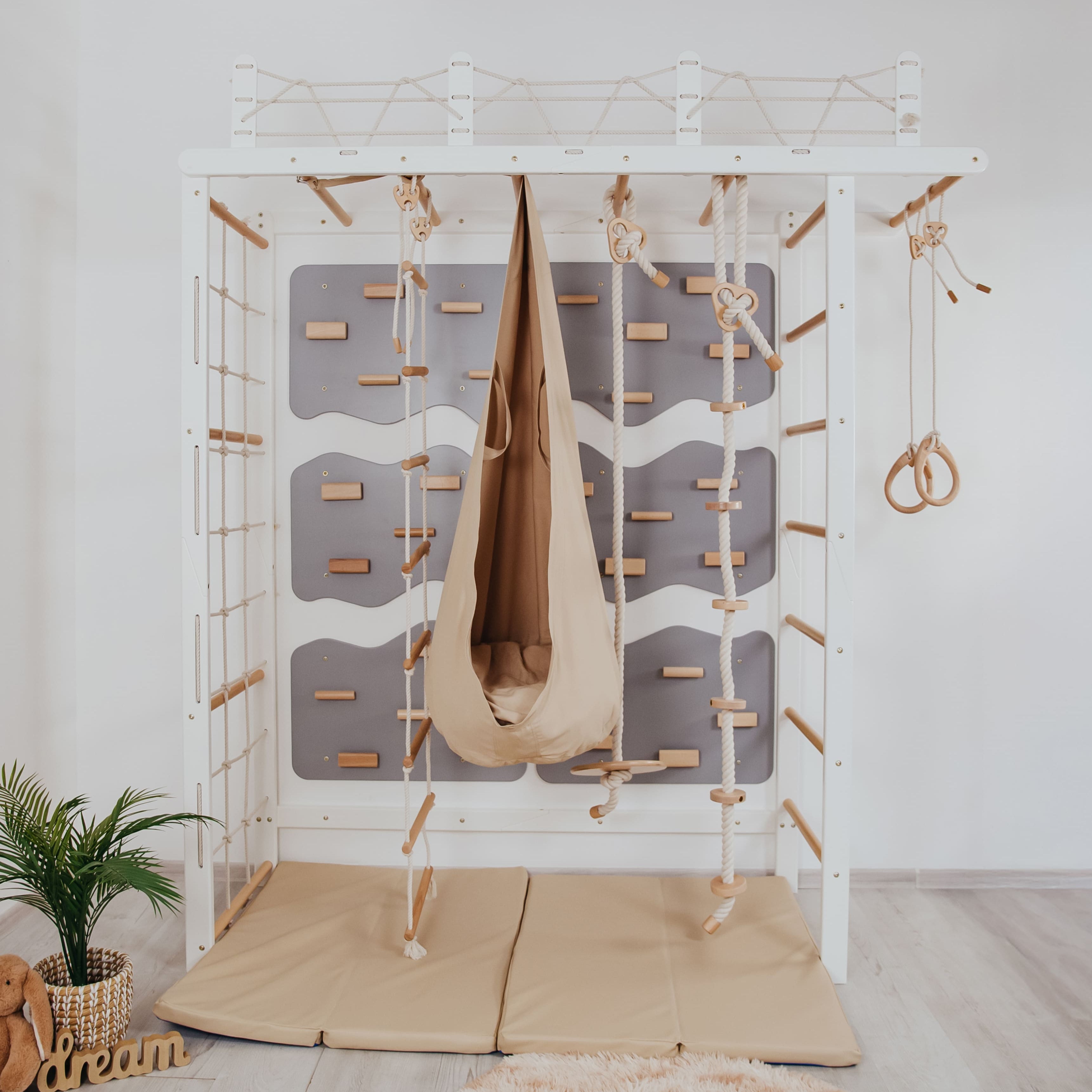 Indoor Kletterspielplatz für Kinder – Komplettes Set