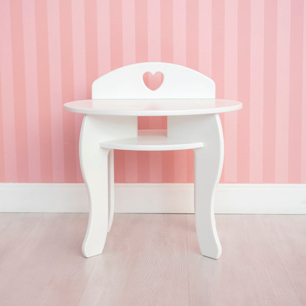 Nachttisch  für ein kleines Mädchen "Engel" in Weißer Farbe