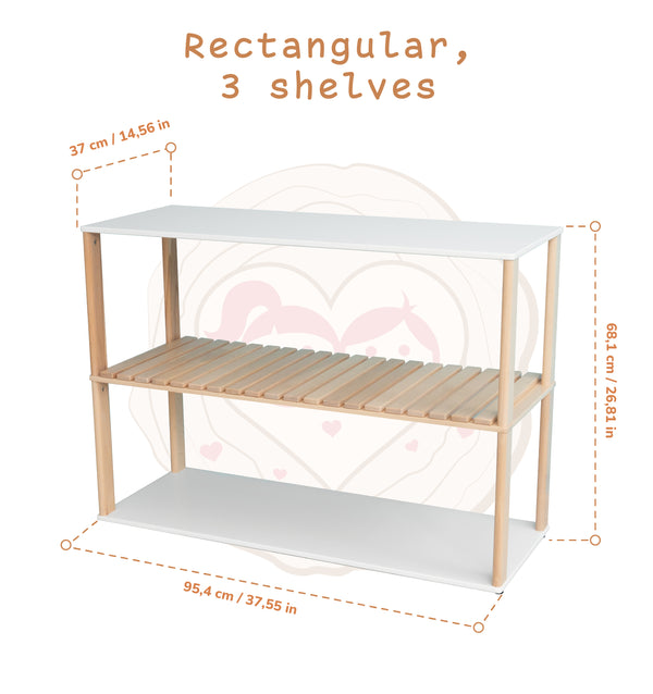 Holzregal für Kinderzimmer