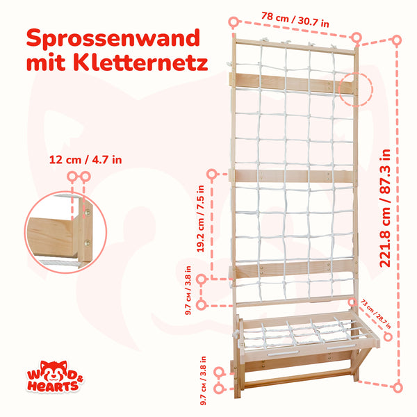 Kinder Kletternetz “Gebirge”