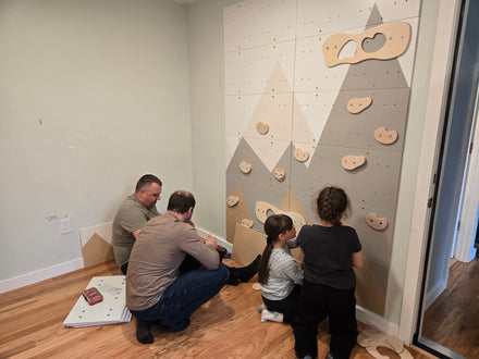 Kinderzimmer Kletterwand