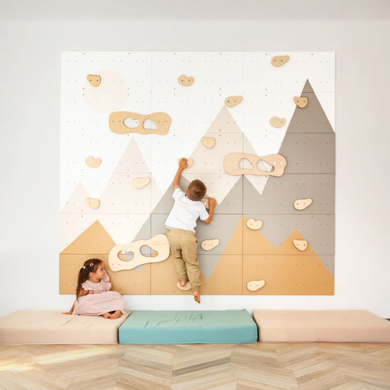Kinderzimmer Kletterwand