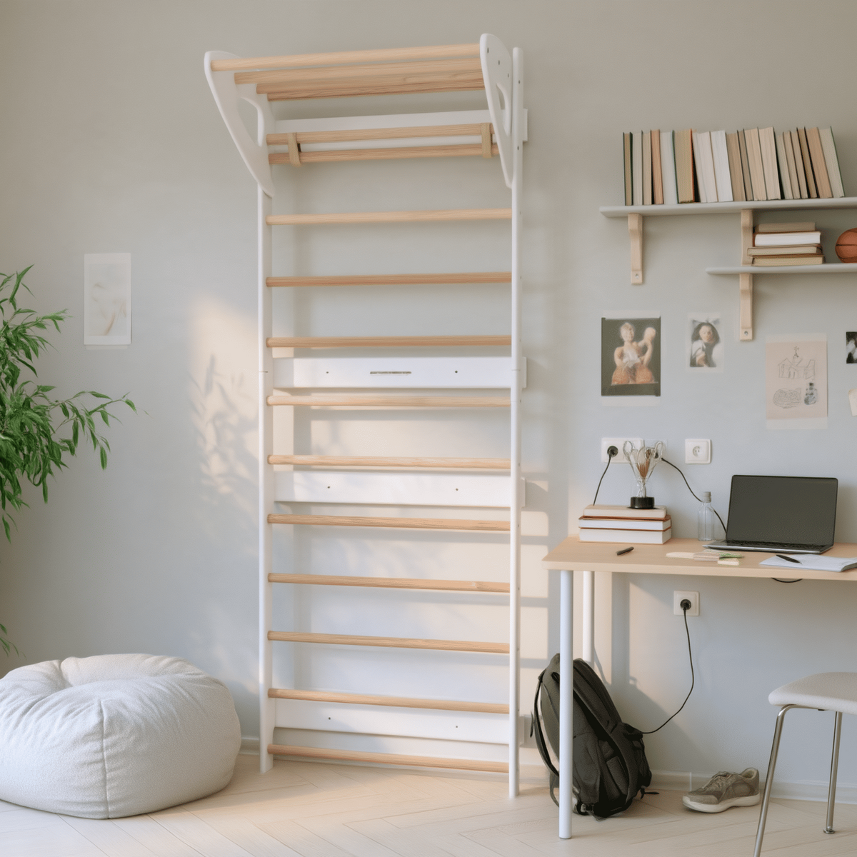 Sprossenwand für Zuhause