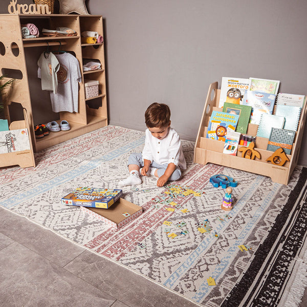 Montessori 5 offene Regalfächer für Kinderzimmer
